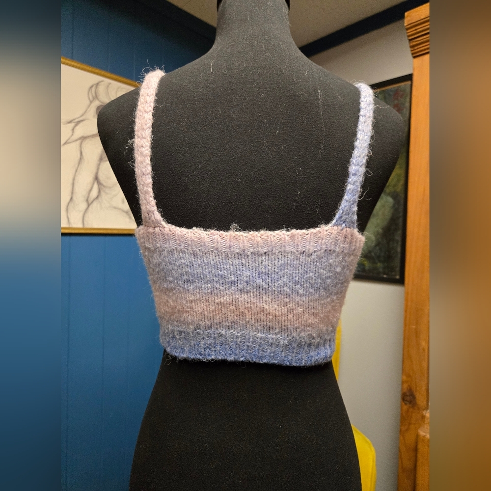 Shein Fuzzy Crop Tank Size S - Picture 5 of 8